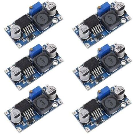 DC-DC Convertisseur Abaisseur LM2596 Buck Converter 3,2-40V à 1,25-35V Alimentation Réglable Module 6 Piéces (1/4)