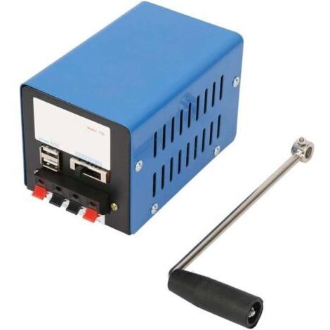 Générateur de manivelle manuel, générateur d'urgence mobile portable USB chargeur de secours d'alimentation Manuel pour générateur de jardin extérieur de camping (1/4)
