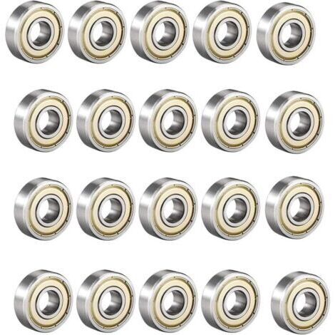 685ZZ Roulement à billes à rainure en métal Roulement à billes de planche à roulettes à rainure profonde 5 X 11x 5 mm (1/4)