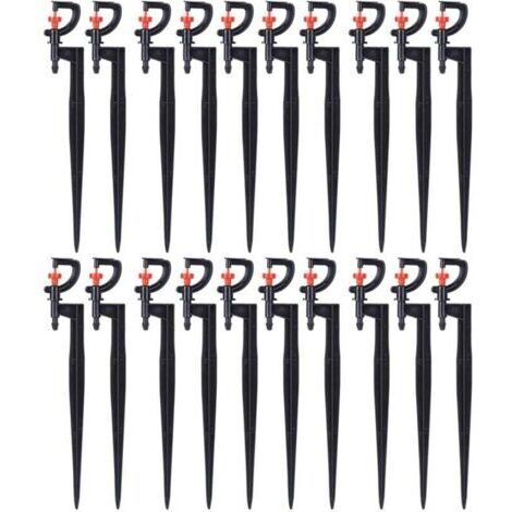 Arroseur d'arrosage, 20 pièces, Micro - arroseur Rotatif à 360 degrés de Type G