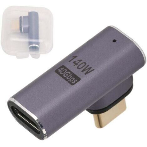 Adaptateur magnétique type-c 140W coude PD charge rapide écran 8K transmission vidéo 24 broches pleine fonction [coude 140W] adaptateur magnétique type-c (1/4)