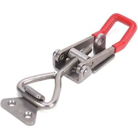 Loqueteau pour meuble Réglables, Loquet de Boîte, Sauterelle de Serrage Réglables Fermoir à Levier, Fermetures de Serrage, Capacité de Charge Jusqu'à 250 kg (1/4)