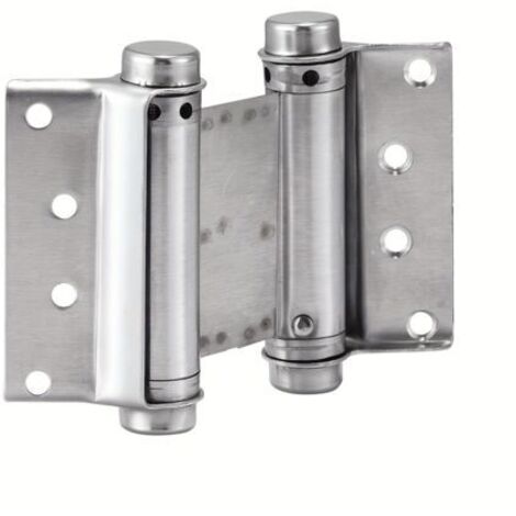 Lot de 2 Charnières à Ressort Double Action 7,62 cm en Acier Inoxydable 201 Pour Portes de Café et Salon (1/4)