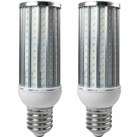 2Pcs E40 50W Ampoule LED Alliage Aluminium Blanc Froid 192X2835 SMD AC 110/220V (1/4)