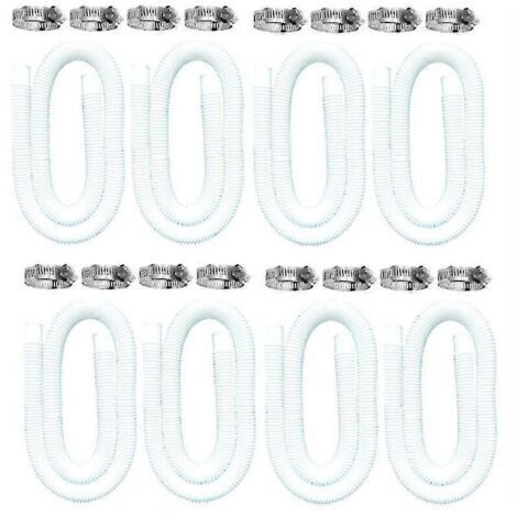 Tuyau de rechange pour piscine, diamètre 1,25 pouce, accessoire pour pompe de piscine, tuyau de rechange de 59 pouces de long pour piscines hors sol (1/4)