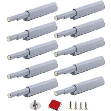 Appuyez pour ouvrir magnétique loquets Fermetures magnétiques push-open ouvre et ferme la porte avec une simple pression (10 pièces) (1/4)