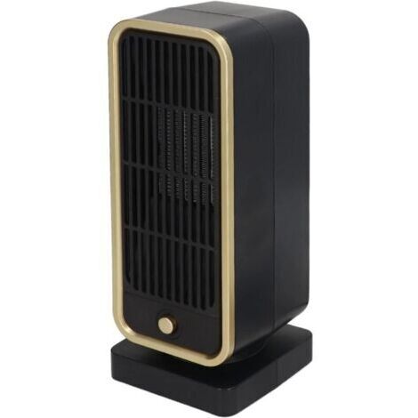 Silent Ceramic Fan Heater - 3S Heating, Energy Saving, Tilt Protection, 500W, with Advanced PTC Ceramic Heating, Safe Use, Heat Insulation, ABS Material (US Plug 110V) (1/4)