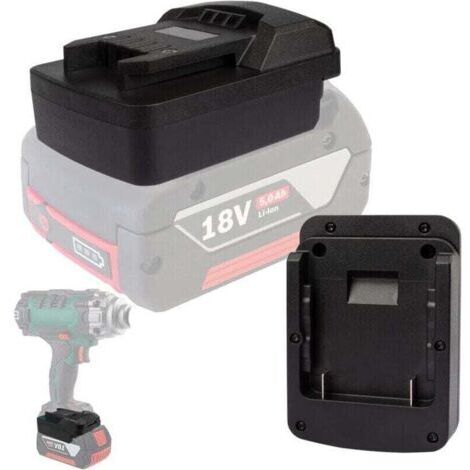Convertisseur adaptateur pour batterie Li-Ion Bosch 18 V vers batterie d'outil électrique Parkside XTeam Li-Ion 20 V (sans batterie) (1/4)