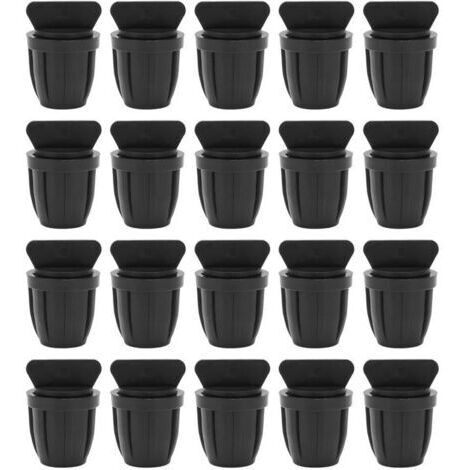 Bouchon D'extremite de Tuyau en ABS 8/11 20 Pices avec Bouchon D'extremite Barbele Goutte Goutte pour Tube D'irrigation Goutte Goutte (1/4)