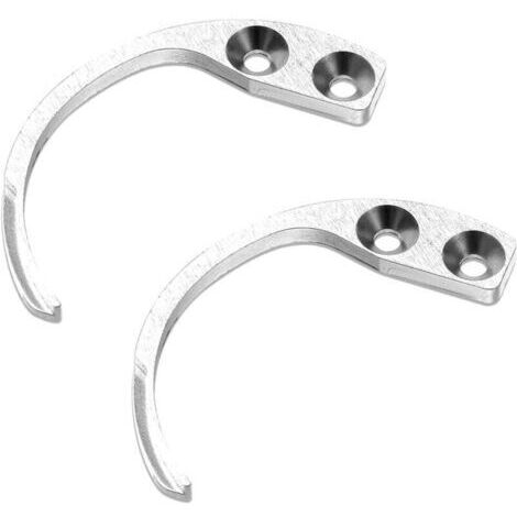 2 pcs Crochet Antivol, Acier Inoxydable Antivol Vetement Outil de Crochet Portable en Acier Dur Aimant Antivol Detacher Antivol Crochet pour Cuisine Magasin de Bagages (1/4)