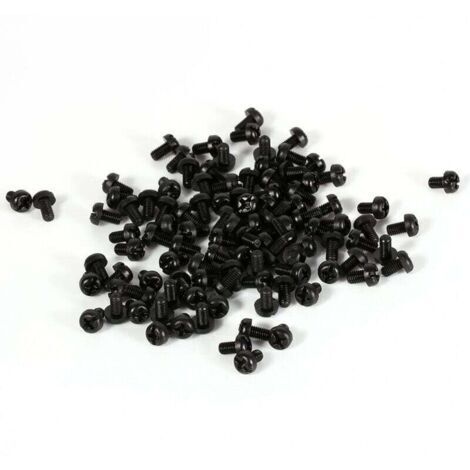 Lot de 100 vis hexagonales mâles et femelles en nylon et plastique M3 x 5 pour le travail du bois et les projets de bricolage (1/4)