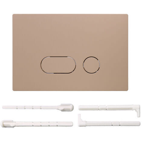 Panneau de Réservoir d'Eau Dissimulé, Compatible avec la Série Sigma, Conception à Double Bouton pour Économiser l'Eau, Style Minimaliste Moderne, Kaki (1/4)