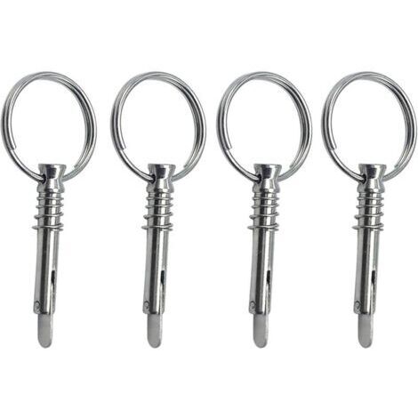 4 PCS Bimini Top Pins, Goupilles à Dégagement Rapide en Acier Inoxydable 316 pour Quincaillerie Marine (1/4)