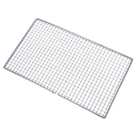 Barbecue Grill, Grill en Acier Inoxydable, Grill, Grill de Remplacement, Camping, Grill d'extérieur, Outil de Pique-Nique (Dimensions: 26 x 44 cm)