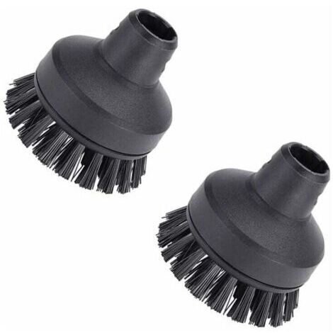 Petite brosse ronde pour nettoyeur vapeur Kärcher SC1 SC2 SC3 SC4 SC5 SC6 SC7 (2 Big Round Brush) (1/4)