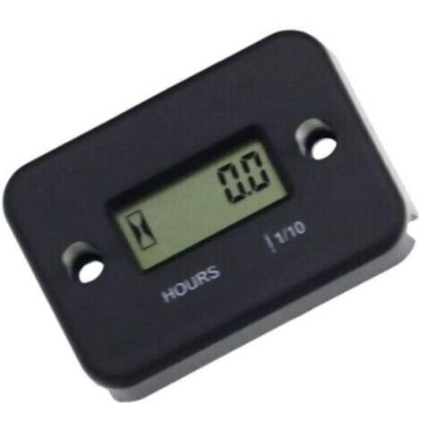 Étanche écran LCD Compteur numérique Heure Moteur Portable Gauge Compteur horaire Moto Bateau Compteur horaire Moteur (1/4)