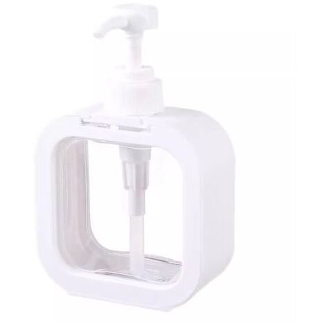 Distributeur Savon, 1 Pièces Flacon Pompe Vide 300ml, Distributeur Liquide Vaisselle Distributeur Shampoing et Gel Douche Salle de Bain, Cuisine Distributeur Produit Vaisselle (1/4)