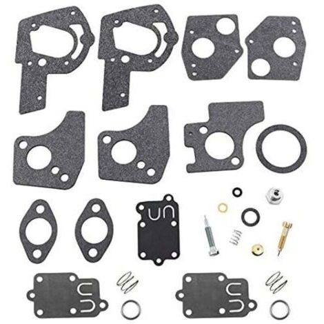 Kit de réparation pour carburateur Membranes Joint d'étanchéité pour Moteurs Briggs & Stratton 3 à 5 CV HP 495606 494624 135292 135232 135212 270026 272538 272538S 272637. (1/4)