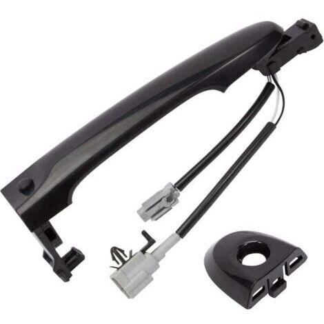 Poignée de porte extérieure avant gauche côté conducteur compatible avec Nissan Juke F15 2010-2022 Noir 80644-1FA5A 80644-3WC2A 80640-3WC2A (1/4)