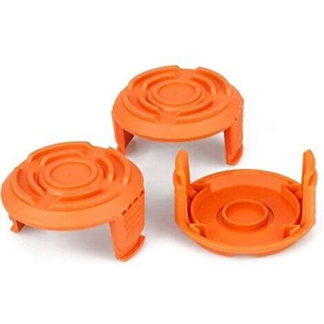 Paquet de 3 Couvercles de couvercle de bobine de rechange pour coupe-herbe pour Worx (1/4)
