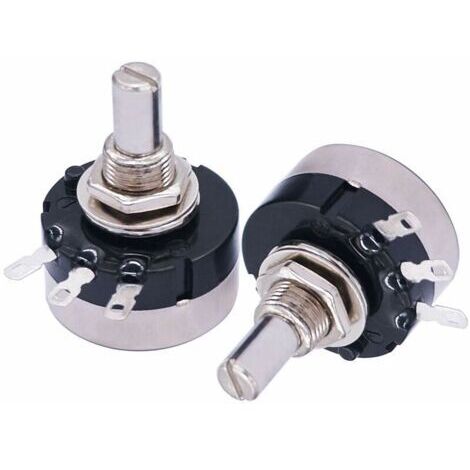 2 pièces RV24YN20S B102 potentiomètre 1K ohm potentiomètre rotatif à Film de carbone potentiomètre à tour unique A03-6mm RV24 B102+A03 (1/4)