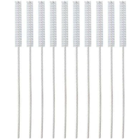 10 pièces 2.5mm aide auditive évent brosse professionnel Nylon cheveux aide auditive Tube outil de nettoyage accessoire Brosse de nettoyage (1/4)