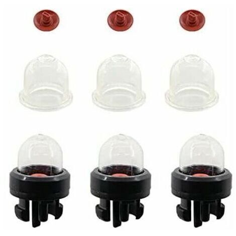 Lot de 3 Pompes d'Amorçage pour Tronçonneuses Stihl FS38, FS40, FS45, FS50, FS55, FS75, FS80, FS85, Compatible avec les Marques Ryobi, McCulloch et Husqvarna. (1/4)