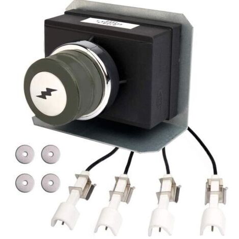 Kit d'allumage 7629 pour Weber Genesis I 330 avec boutons de brûleurs avant (2011-2016), Kit d'élément piézoélectrique d'allumage, Kit d'électrodes d'allumage Ne convient pas à Genesis II Serie (1/4)