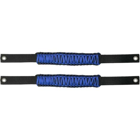 Lot de 2 poignées de rechange en paracorde pour Jeep Bronco - Polyester haute qualité, boucle métallique - Résistance à la traction élevée de 158,8 kg (330 lb) - Accessoires faciles à installer (1/4)
