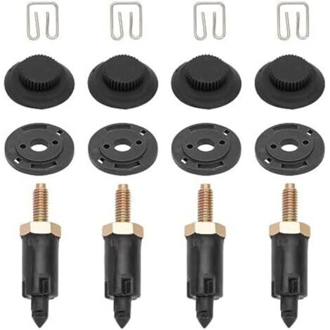 4 Set Fixations Couvre Moteur 2.0 HDI pour Berlingo C4 C5 Xantia Xsara 206 306 307 406 607 806 Expert 0137F6 13711 clips + boulons (1/4)