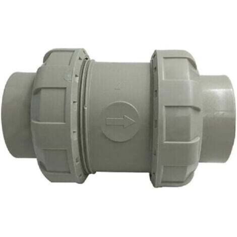 Diamètre(20mm)étanche Lmell gris clapet anti-retour en ligne pour machine à laver (1/2)