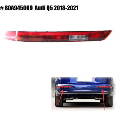 Feu Arrière Gauche Audi Q5 (2018-2021) - Réflecteur Pare-Chocs 80A945069 - Compatible Modèle SUV - Remplacement LED (1/4)