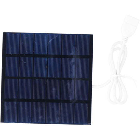 Panneau Solaire DIY, Kit Système Solaire 1.5W 6V pour Applications Electroniques dans Les Projets Scientifiques Chargeur Solaire DIY 110x110mm (1/4)