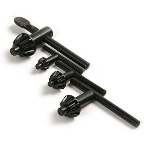Clé de mandrin de perceuse (lot de 4) pour outil de serrage de mandrin de perceuse électrique [Diamètre du mandrin : 20 mm/10 mm/13 mm/16 mm] (1/4)