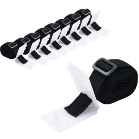 Fixations de rouleau de couverture de piscine 8 pcs 1,8 m (1/4)