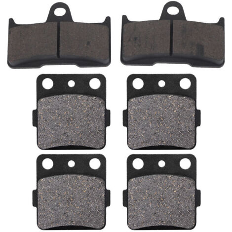 Lot de 6 plaquettes de frein avant arrière pour Grizzly 660 4x4 YFM660F 02-08 (1/4)