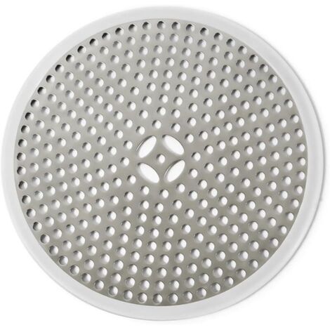 Filtre anti-cheveux pour douche et lavabo – Passoire de drainage diamètre 118 mm, récupérateur de cheveux pour salle de bain (1/4)