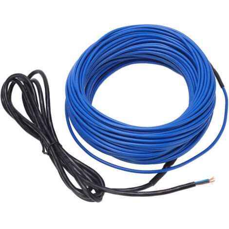 Câble chauffant pour tuyaux, ruban chauffant, 15 mètres, 15 W/M, 225W, IP68, étanche pour l'hiver, 220 à 240V, 50Hz. (1/4)