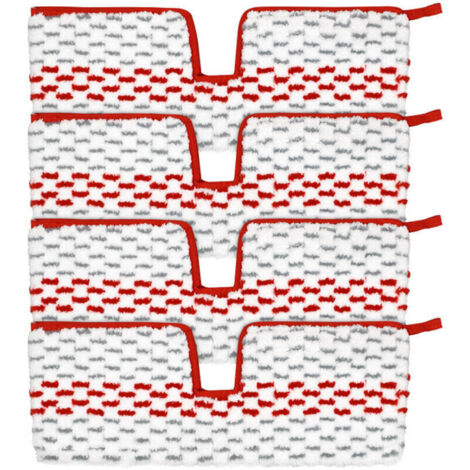 4 Pièces Spray Balai Recharge Kit,Réutilisable pour Vileda/o-cedar Serpillere Recharge Compatible with Serpillères De Rechange - Microfibre Épaisse - pour Nettoyage des Sols (1/4)