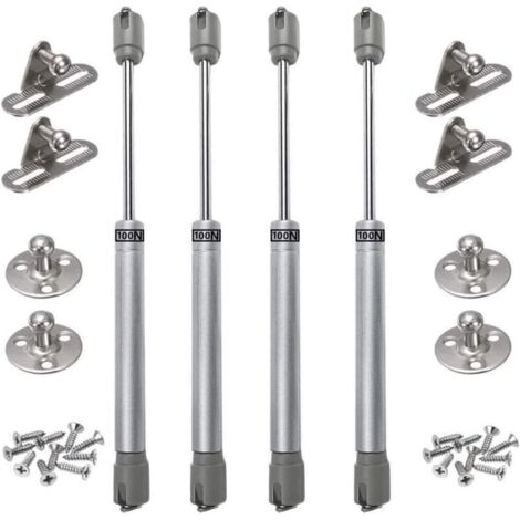 4PCS vérins à gaz 100N verin meuble hydraulique ressort amortisseurs à gaz d'origine porte armoire de cuisine Bras pneumatique pour levage de porte armoire (1/4)