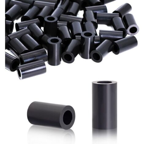 60 Pièces Rondelles d'espacement Rondes en ABS Entretoises Plastique Isolantes Rondelle Plastique M8 pour vis M8 14x25mm pour Circuit Imprimé Isolation électrique (1/4)
