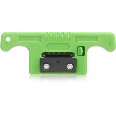 Dénudeur de fibres, outil de dénudage Longitudinal à 5 canaux, coque en PVC, lame en acier, conception à couvercle ouvert, dénudeur de câbles Portable (1/4)