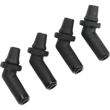4pcs Connecteur de tube de vidange de toit ouvrant EEH500100 Remplacement noir en caoutchouc pour Range Rover Sport LR3 LR4. (1/4)
