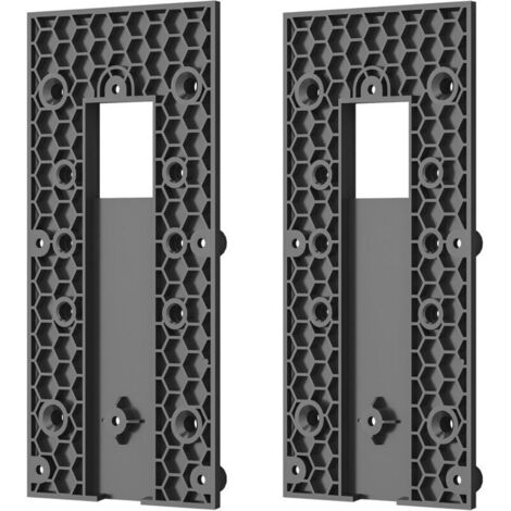 Lot de 2 supports de sonnette adhésifs sans perçage compatibles avec Ring Video Doorbell 4/Battery Doorbell Plus/Pro, accessoires de montage de porte pour appartements, bureaux, maisons (1/4)