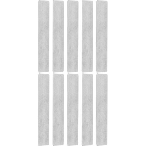 Clapet Compresseur Air Plaque de Soupape Rectangulaire 10 PièCes, Plaque de Soupape en Fonte Taille Standard pour Compresseur D'Air, Valves de Remplacement pour Cylindre de 51 mm pour 0,75-1,5KW (1/4)