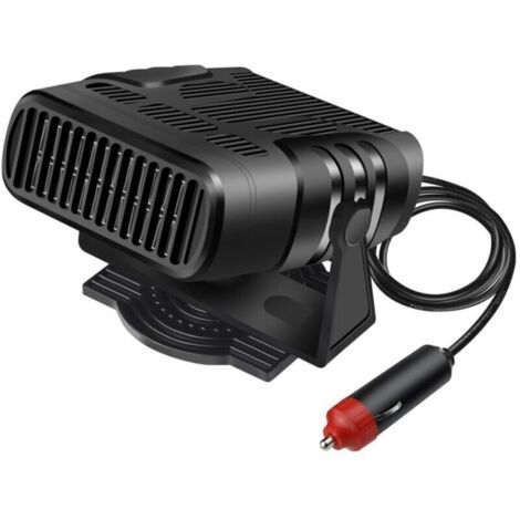 Réfonce de voiture, radiateur à 120W portable en multifonction 120W qui se branche sur un allume-cigare, un réglage libre à 360 °, un dégivrage de chauffage rapide et un déviging. (1/4)