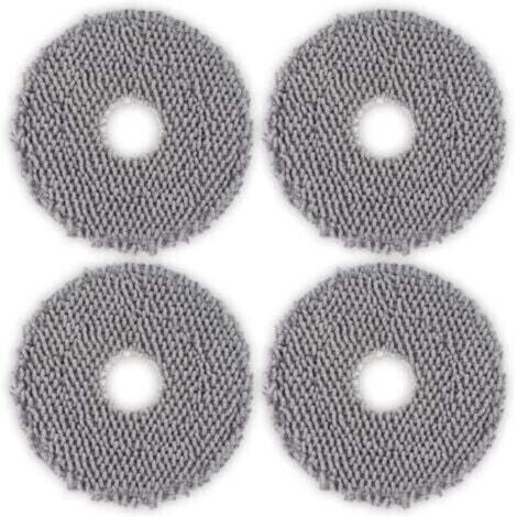 (4 Pièces) Plus 505 Combo Serpillères de Rechange Compatibles avec Robot Plus 505 Combo Plus 405 Combo robot, Accessoires de Serpillère (1/4)