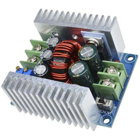 300W 20A Dc-Dc Buck Converter Module Abaisseur Dc 6-40V A Dc 1.2-36V Tension Reglable Module De Courant Constant Condensateur Electrolytique, Argent