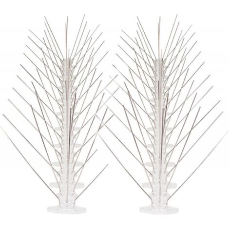 3.5M Pique anti Pigeon Pic Anti-Pigeon en Acier Pointes Anti-Oiseaux en Acier Inoxydable Kit Anti-Oiseaux pour Effrayer Pigeons Corbeaux Moineaux Chats Respectueux des Animaux Pic Anti (1/4)