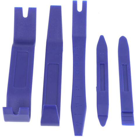 Ensemble D'outils Professionnels de Dépose de Garnitures de Voiture, Kit de Démontage de Panneau de Moulage de Tableau de Bord Intérieur et Extérieur de Voiture Durable de. (1/4)